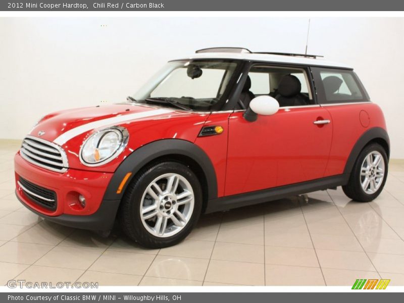 Chili Red / Carbon Black 2012 Mini Cooper Hardtop