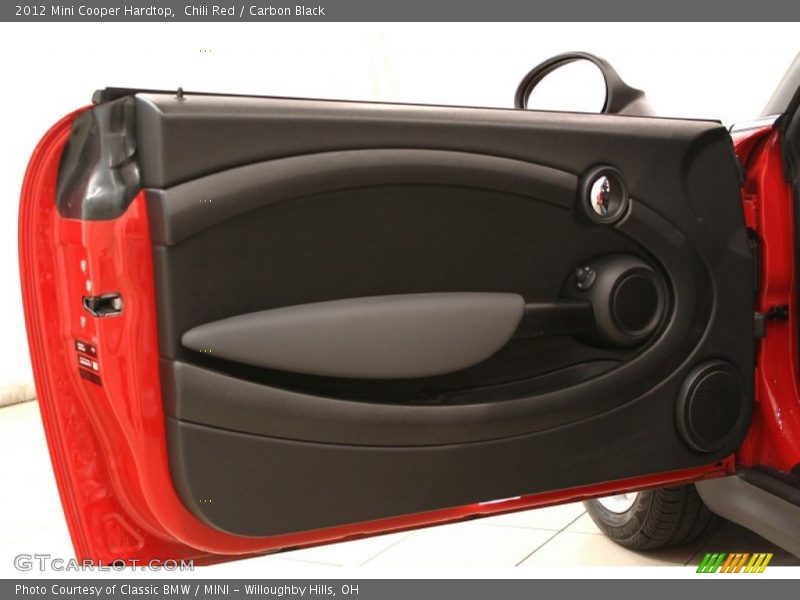 Chili Red / Carbon Black 2012 Mini Cooper Hardtop
