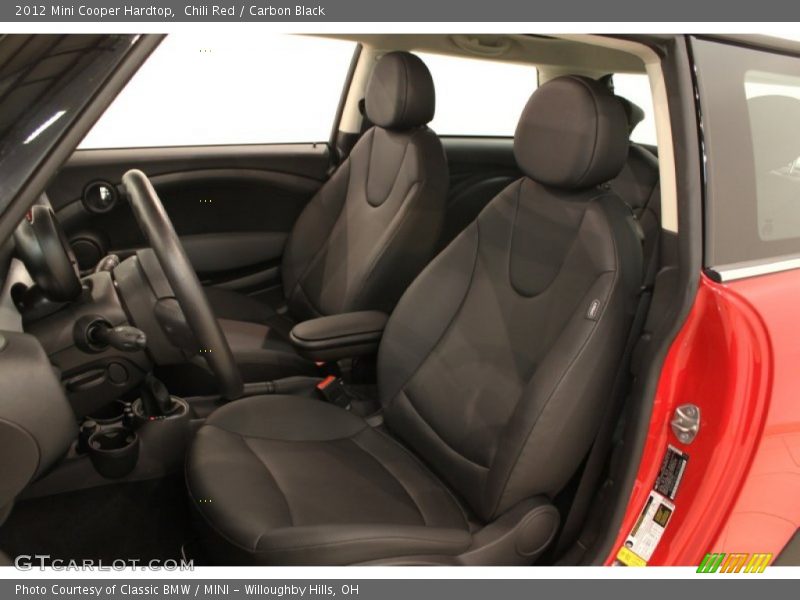 Chili Red / Carbon Black 2012 Mini Cooper Hardtop