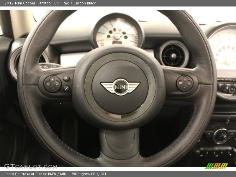 Chili Red / Carbon Black 2012 Mini Cooper Hardtop