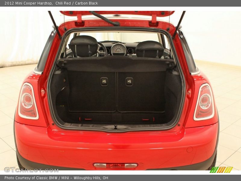 Chili Red / Carbon Black 2012 Mini Cooper Hardtop
