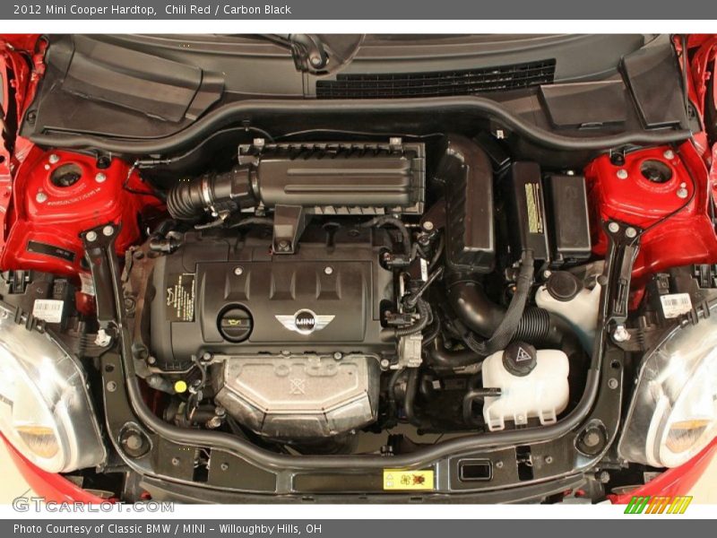 Chili Red / Carbon Black 2012 Mini Cooper Hardtop