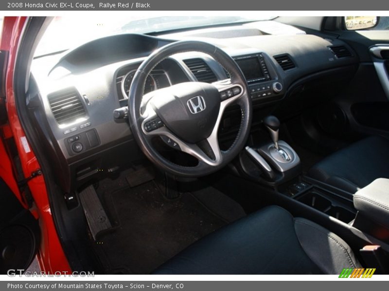 Rallye Red / Black 2008 Honda Civic EX-L Coupe