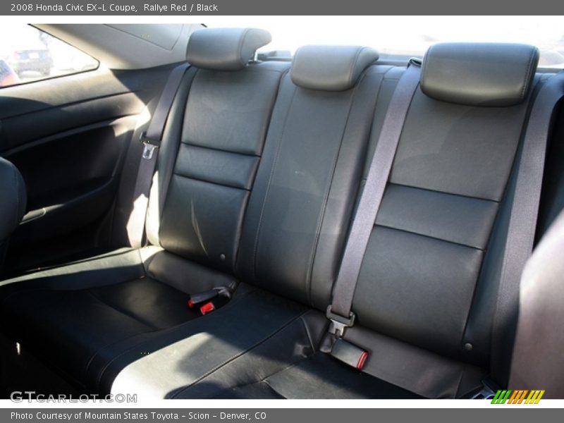 Rallye Red / Black 2008 Honda Civic EX-L Coupe