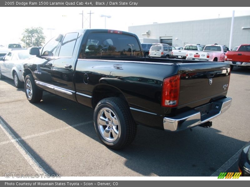 Black / Dark Slate Gray 2005 Dodge Ram 1500 Laramie Quad Cab 4x4