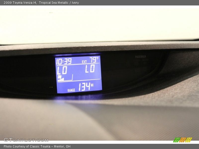 Tropical Sea Metallic / Ivory 2009 Toyota Venza I4