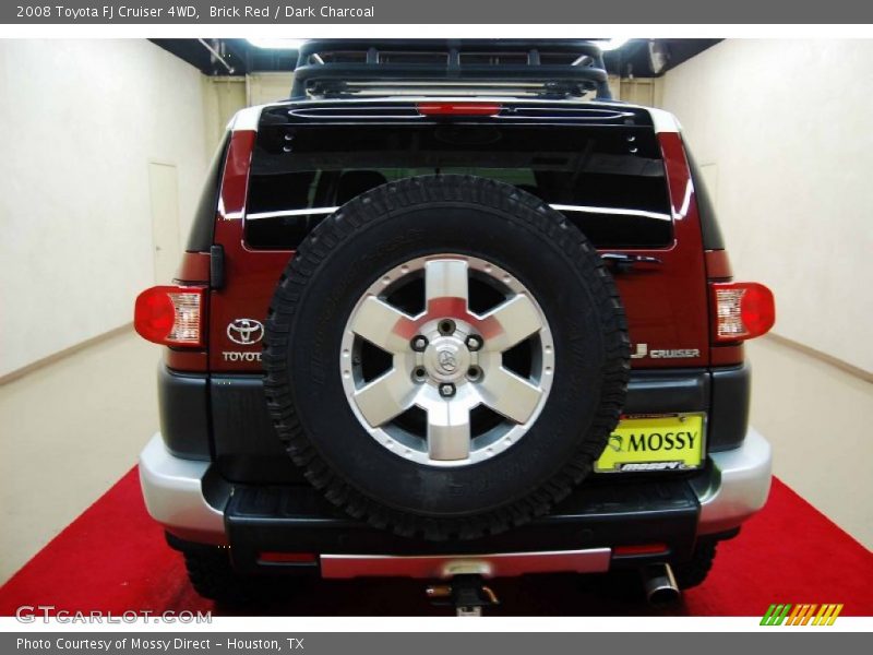 Brick Red / Dark Charcoal 2008 Toyota FJ Cruiser 4WD