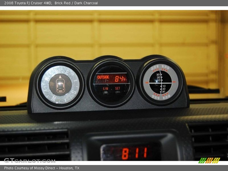 Brick Red / Dark Charcoal 2008 Toyota FJ Cruiser 4WD
