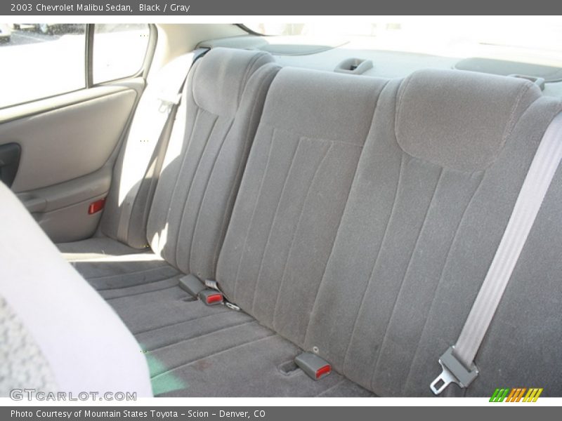 Black / Gray 2003 Chevrolet Malibu Sedan