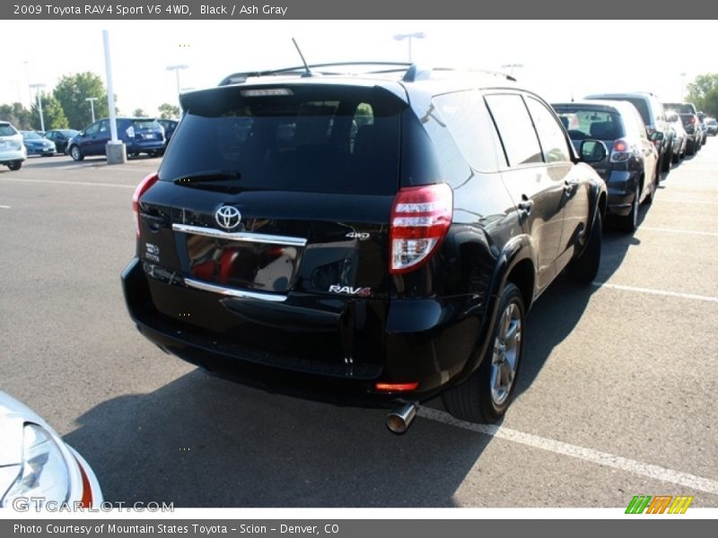Black / Ash Gray 2009 Toyota RAV4 Sport V6 4WD