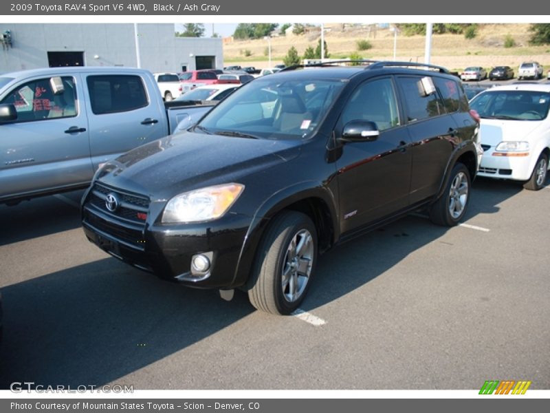 Black / Ash Gray 2009 Toyota RAV4 Sport V6 4WD
