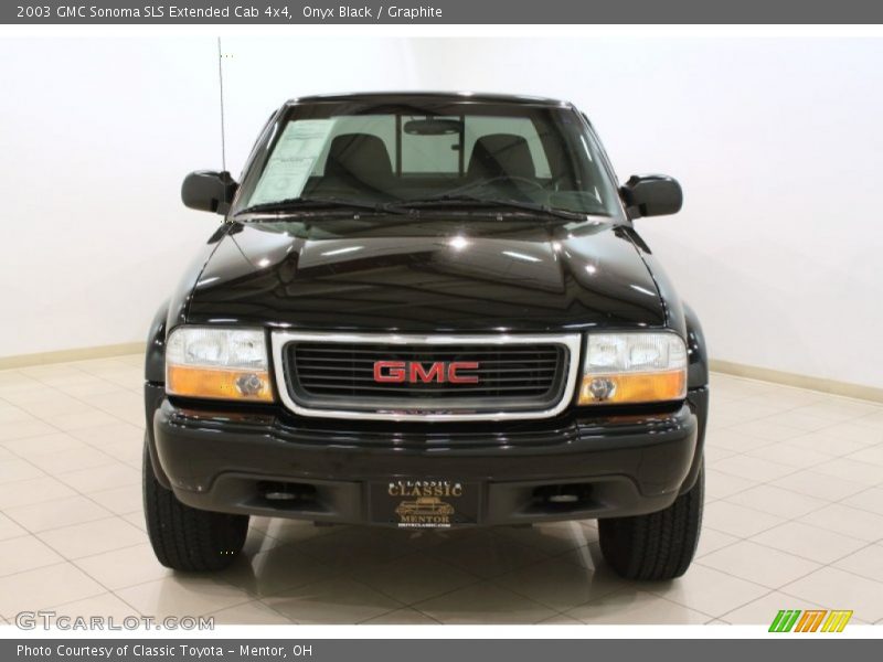 Onyx Black / Graphite 2003 GMC Sonoma SLS Extended Cab 4x4