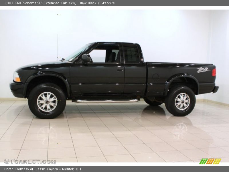  2003 Sonoma SLS Extended Cab 4x4 Onyx Black