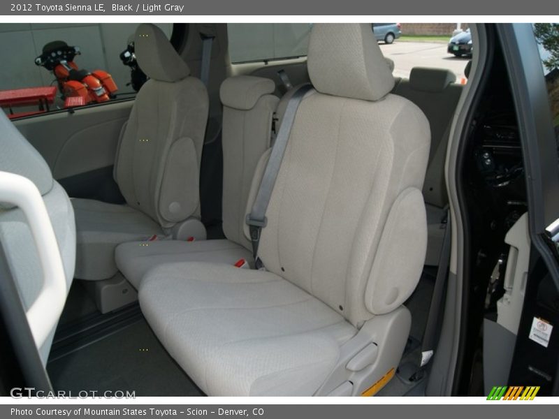 Black / Light Gray 2012 Toyota Sienna LE