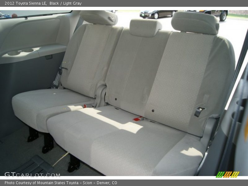 Black / Light Gray 2012 Toyota Sienna LE