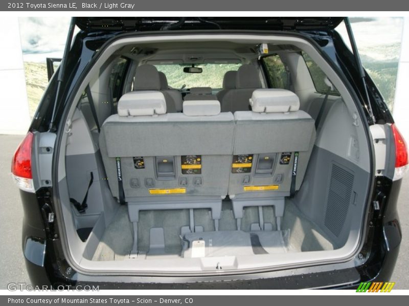 Black / Light Gray 2012 Toyota Sienna LE