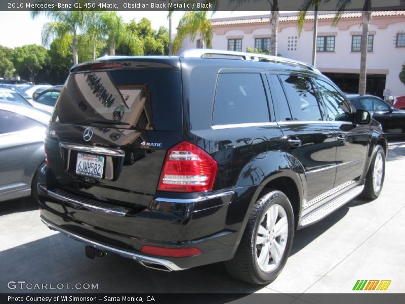 Obsidian Black Metallic / Black 2010 Mercedes-Benz GL 450 4Matic