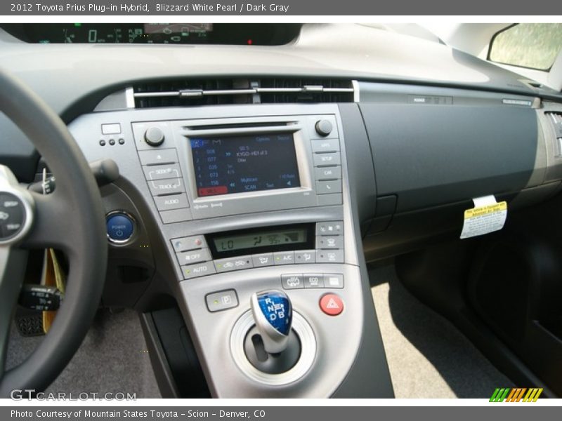 Dashboard of 2012 Prius Plug-in Hybrid