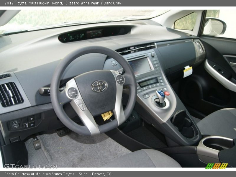 Dark Gray Interior - 2012 Prius Plug-in Hybrid 