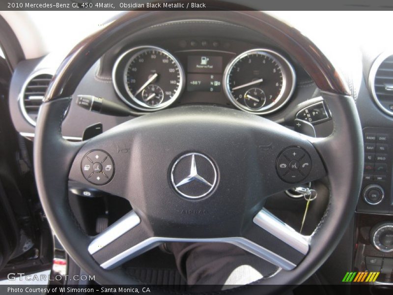 Obsidian Black Metallic / Black 2010 Mercedes-Benz GL 450 4Matic