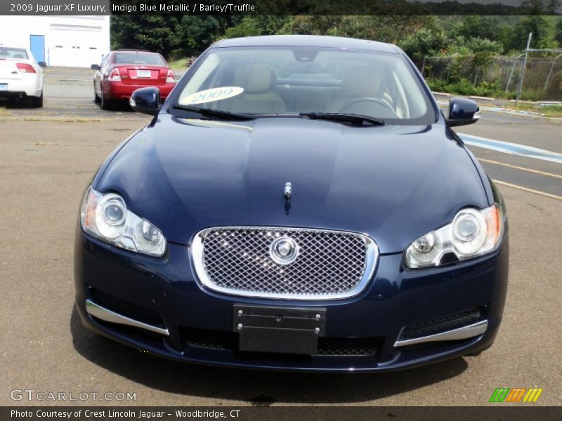 Indigo Blue Metallic / Barley/Truffle 2009 Jaguar XF Luxury