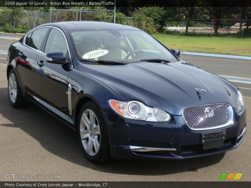 Indigo Blue Metallic / Barley/Truffle 2009 Jaguar XF Luxury