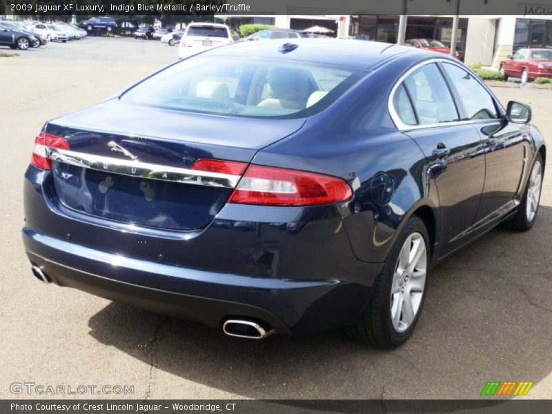 Indigo Blue Metallic / Barley/Truffle 2009 Jaguar XF Luxury