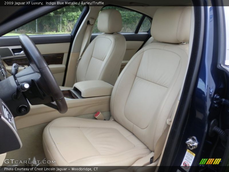 Indigo Blue Metallic / Barley/Truffle 2009 Jaguar XF Luxury