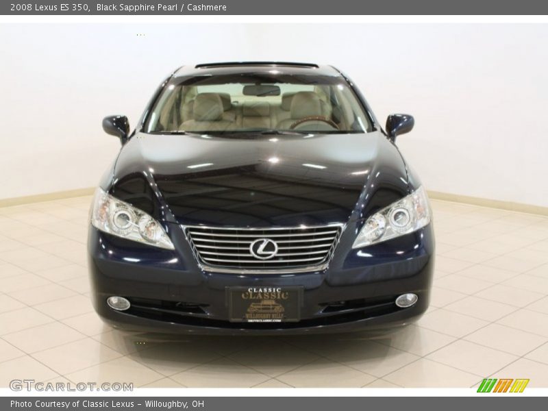 Black Sapphire Pearl / Cashmere 2008 Lexus ES 350