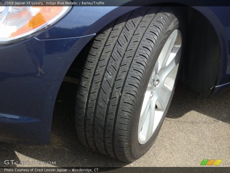Indigo Blue Metallic / Barley/Truffle 2009 Jaguar XF Luxury