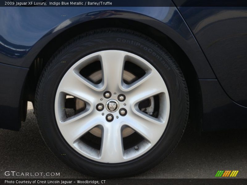 Indigo Blue Metallic / Barley/Truffle 2009 Jaguar XF Luxury