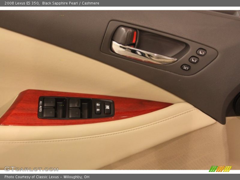 Black Sapphire Pearl / Cashmere 2008 Lexus ES 350
