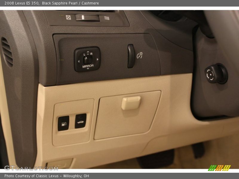 Black Sapphire Pearl / Cashmere 2008 Lexus ES 350