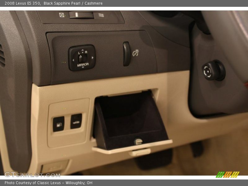 Black Sapphire Pearl / Cashmere 2008 Lexus ES 350