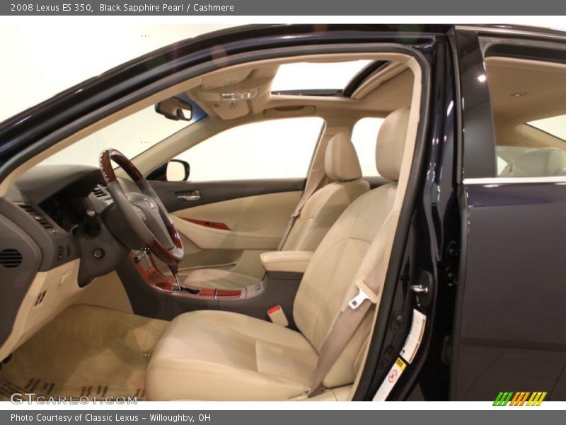 Black Sapphire Pearl / Cashmere 2008 Lexus ES 350