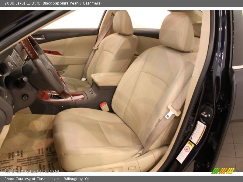 Black Sapphire Pearl / Cashmere 2008 Lexus ES 350