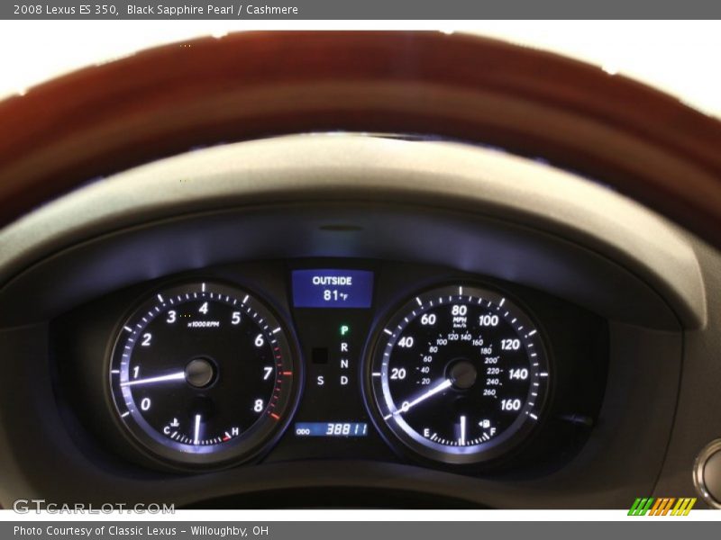 Black Sapphire Pearl / Cashmere 2008 Lexus ES 350