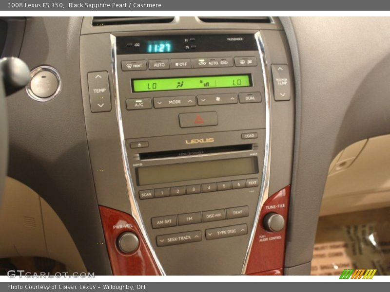 Black Sapphire Pearl / Cashmere 2008 Lexus ES 350