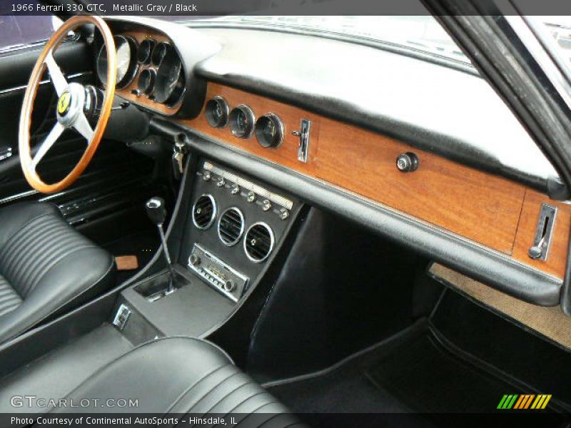 Metallic Gray / Black 1966 Ferrari 330 GTC