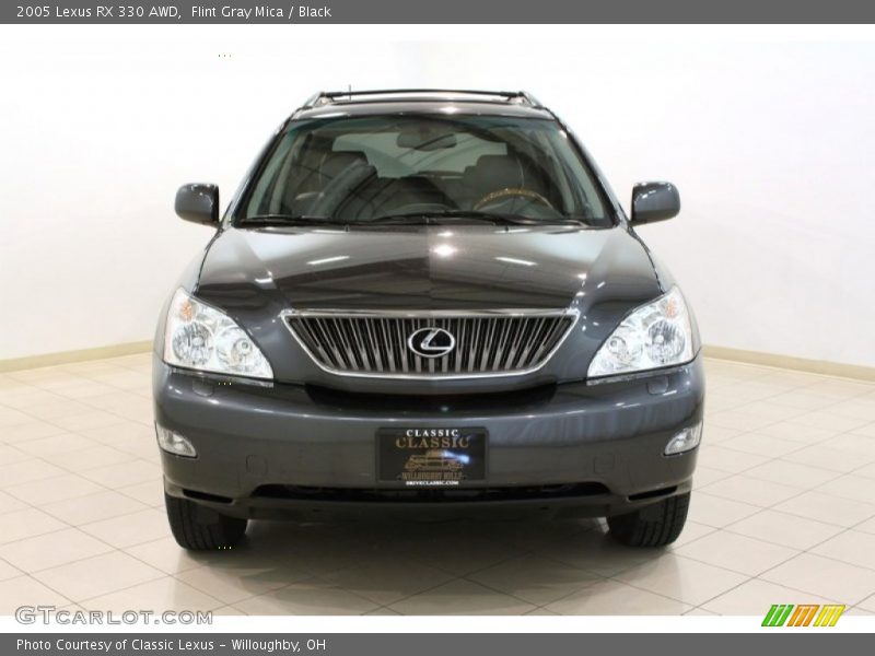 Flint Gray Mica / Black 2005 Lexus RX 330 AWD