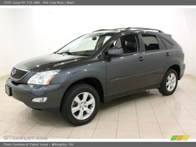 Flint Gray Mica / Black 2005 Lexus RX 330 AWD