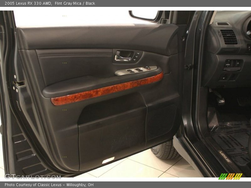 Flint Gray Mica / Black 2005 Lexus RX 330 AWD