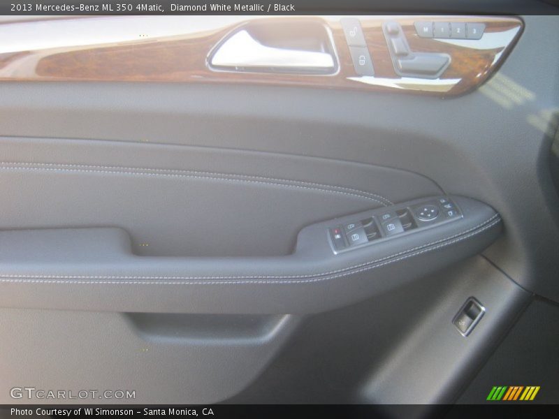Diamond White Metallic / Black 2013 Mercedes-Benz ML 350 4Matic