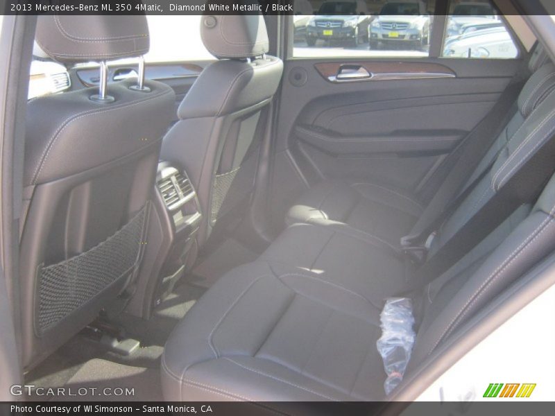 Diamond White Metallic / Black 2013 Mercedes-Benz ML 350 4Matic
