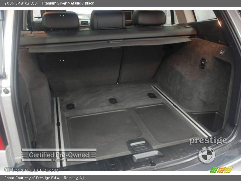 Titanium Silver Metallic / Black 2006 BMW X3 3.0i
