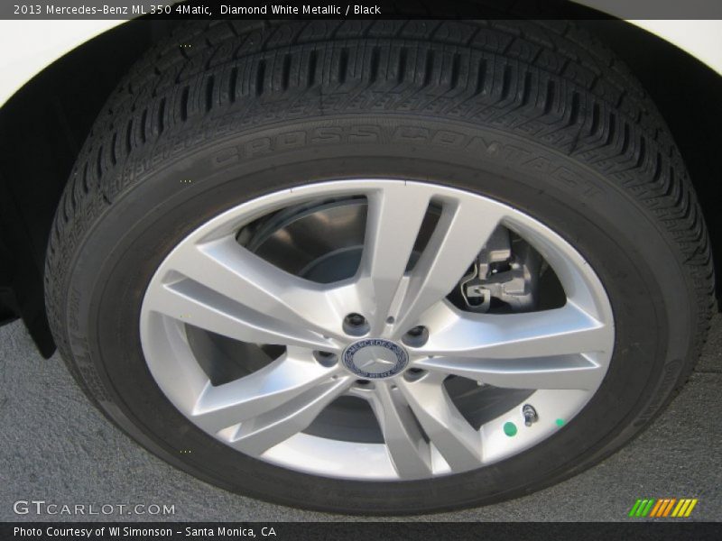 Diamond White Metallic / Black 2013 Mercedes-Benz ML 350 4Matic