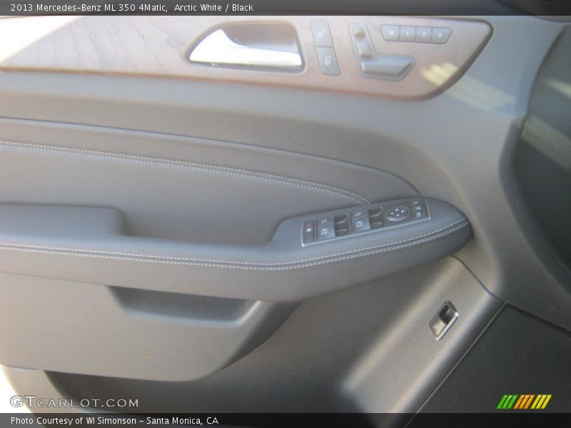 Arctic White / Black 2013 Mercedes-Benz ML 350 4Matic