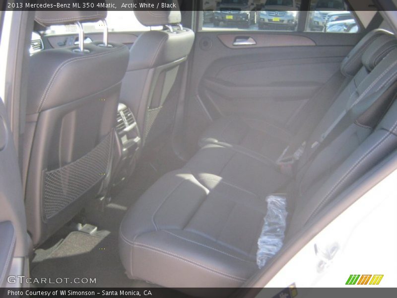 Arctic White / Black 2013 Mercedes-Benz ML 350 4Matic