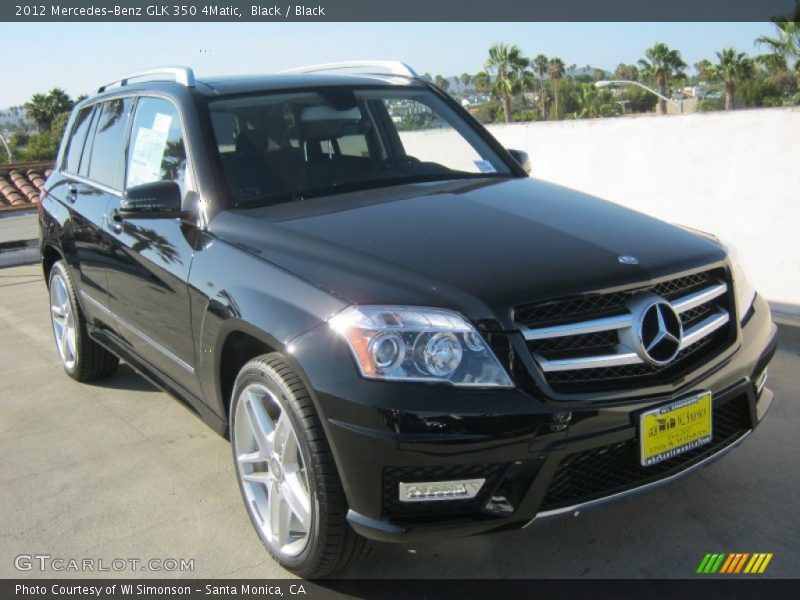 Black / Black 2012 Mercedes-Benz GLK 350 4Matic