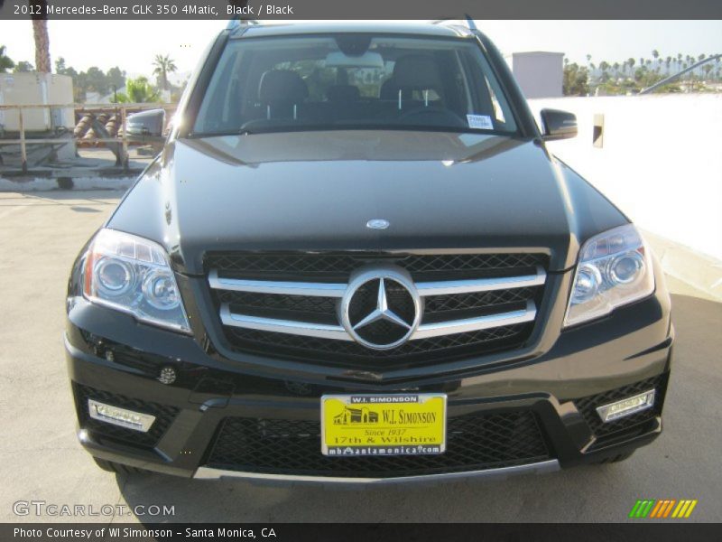 Black / Black 2012 Mercedes-Benz GLK 350 4Matic